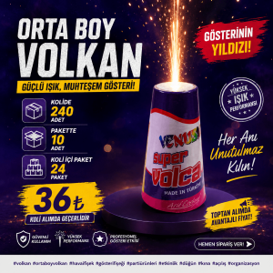Orta Boy Volkan Paket Fiyatı